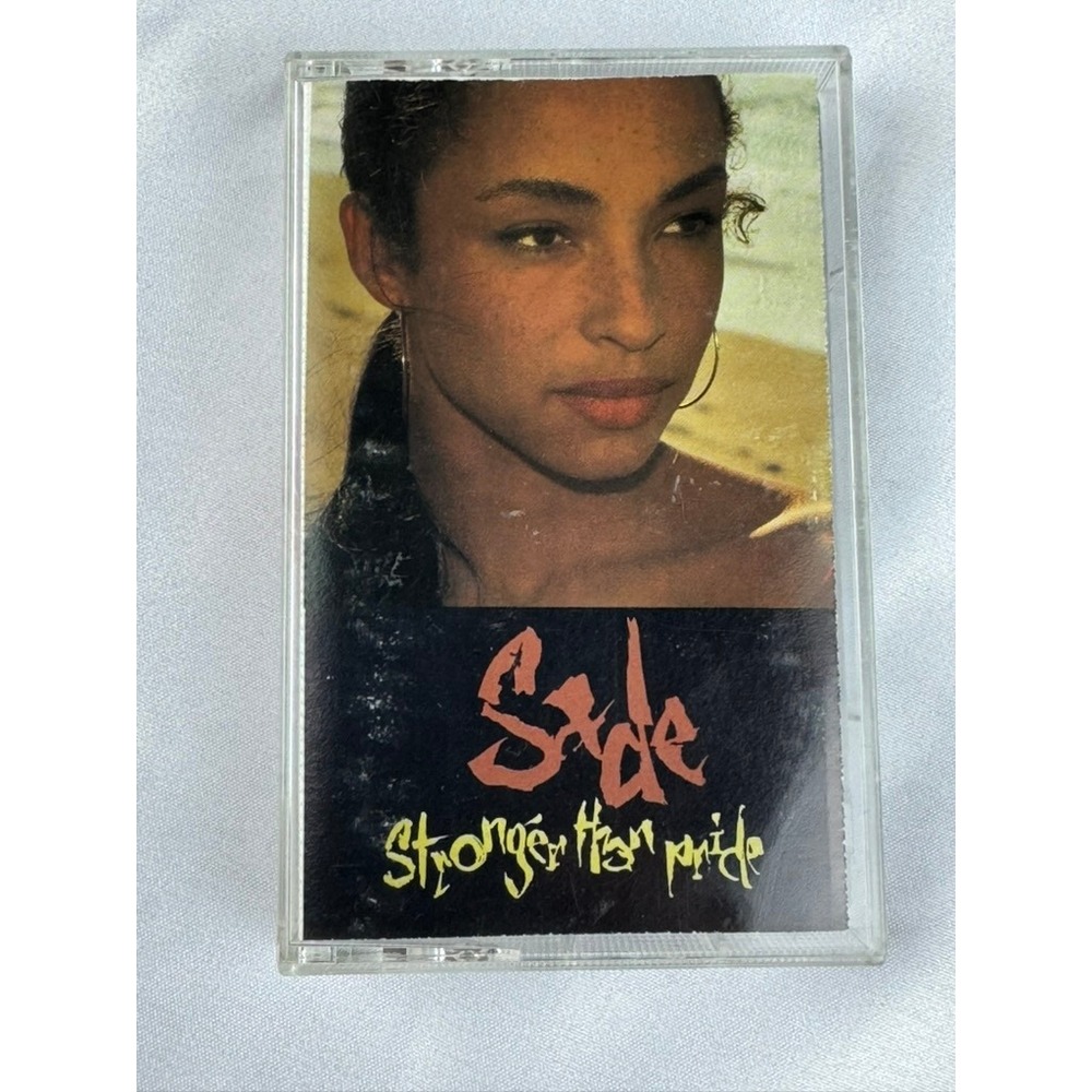 Sade Stronger Than Pride Cassette Tape OS Black Excellent 1988 Soul R&B ET44210